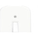 Conjunto Fame 4X2 Branco Com Placa 1Paralelo 
