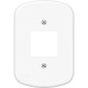 Placa Fame''Blanc''4X2 (2 Saidas) 