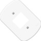 Placa Fame''Blanc''4X2 (2 Saidas) 