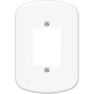 Placa Fame''Blanc''4X2 (1 Tomada/3 Saidas) 