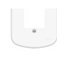 Placa Fame''Blanc''4X2 (1 Tomada/3 Saidas) Placa Fame''Blanc''4X2 (1 Tomada/3 Saidas)
