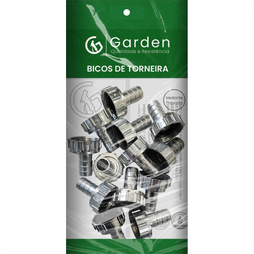 Uniao Zamac Garden 3/4X1/2 Para Torneira 11833G - Kit C/12  Uniao Zamac Garden 3/4X1/2 Para Torneira 11833G - Kit C/12