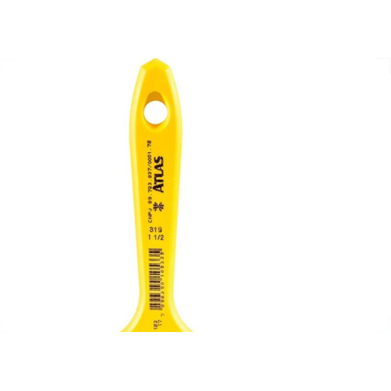 Pincel Trincha Pintura Atlas 319 X 1.1/2'' Amarela 319/4 - Kit C/12 Pincel Trincha Pintura Atlas 319 X 1.1/2'' Amarela 319/4 - Kit C/12