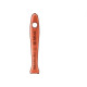Pincel Trincha Pintura Atlas 395 X 1/2'' Laranja 395/1 - Kit C/12 Pincel Trincha Pintura Atlas 395 X 1/2'' Laranja 395/1 - Kit C/12