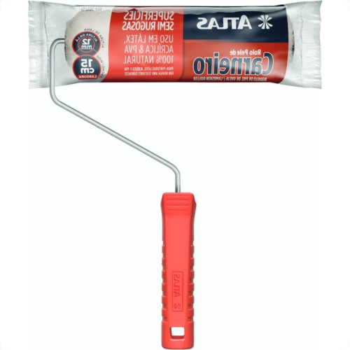 Rolo La Atlas Pele 1A. 15Cm Com Cabo 306/15 Rolo La Atlas Pele 1A. 15Cm Com Cabo 306/15