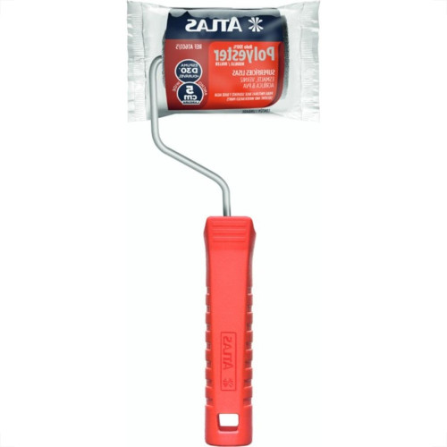 Rolo Poliester Atlas Cinza 406 05Cm Com Cabo 406/5 Rolo Poliester Atlas Cinza 406 05Cm Com Cabo 406/5