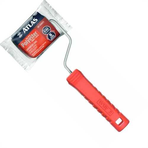 Rolo Poliester Atlas Cinza 406 05Cm Com Cabo 406/5 Rolo Poliester Atlas Cinza 406 05Cm Com Cabo 406/5