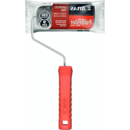 Rolo Poliester Atlas Cinza 406 09Cm Com Cabo 406/9 Rolo Poliester Atlas Cinza 406 09Cm Com Cabo 406/9