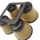 Pe Geladeira/Fogao Plastico Redondo Pratic Bege Pe Geladeira/Fogao Plastico Redondo Pratic Bege