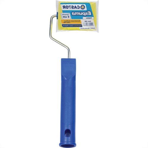 Rolo Espuma Castor 05Cm Com Cabo 38 Rolo Espuma Castor 05Cm Com Cabo 38