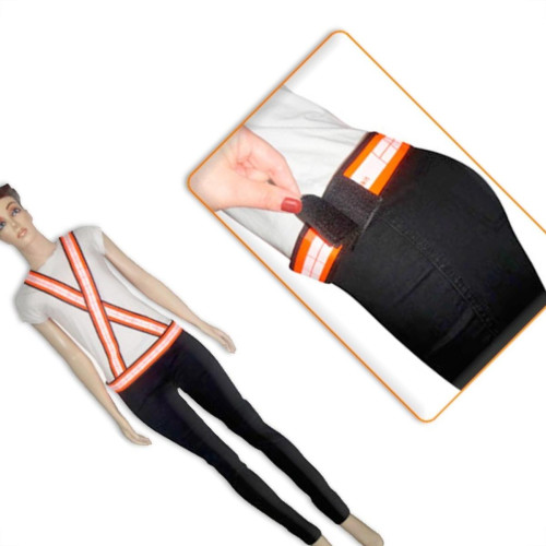 Colete Para Sinalizacao ''X'' Nikokit Laranja Uso Dia Colete Para Sinalizacao ''X'' Nikokit Laranja Uso Dia