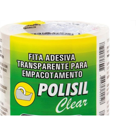 Fita Adesiva Transparente Adelbras 12X50 - Kit C/10 Fita Adesiva Transparente Adelbras 12X50 - Kit C/10