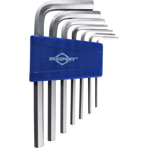 Chave Allen Brasfort 1,5 A 06Mm Com Suporte Com 07 Pecas 7828 Chave Allen Brasfort 1,5 A 06Mm Com Suporte Com 07 Pecas 7828