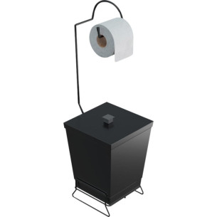 Stolf Lixeira C/Sup.Papel Hig. Bl.Pr