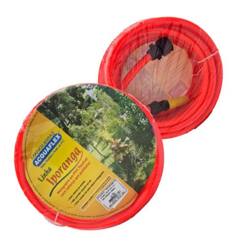Acquaflex Mangueira Malha Trançada Aquaflex Laranja 30Mt Acquaflex Mangueira Malha Trançada Aquaflex Laranja 30Mt
