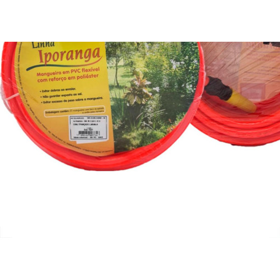 Acquaflex Mangueira Malha Trançada Aquaflex Laranja 30Mt Acquaflex Mangueira Malha Trançada Aquaflex Laranja 30Mt