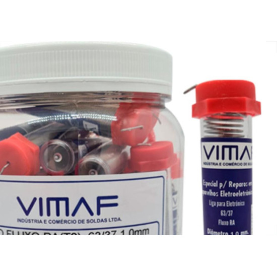 Vimaf Solda Tubo 1,0Mm 63/37 Vimaf Solda Tubo 1,0Mm 63/37