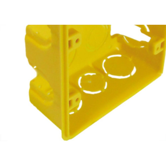 Mondiale Caixinha Luz Pvc 4 X 4 Ama - Kit C/50 Pc Mondiale Caixinha Luz Pvc 4 X 4 Ama - Kit C/50 Pc