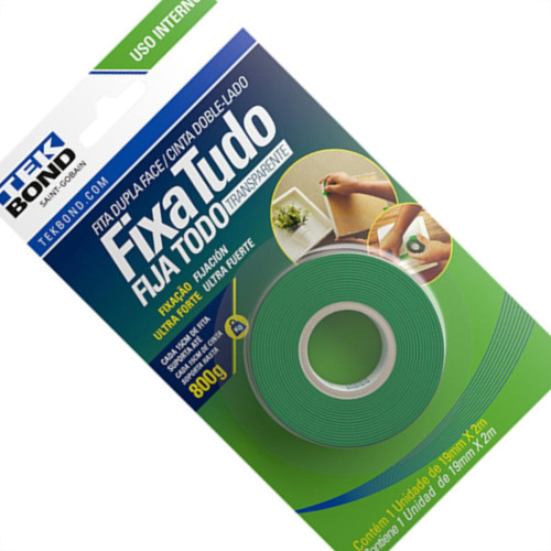 Tek Fita Dupla Face Acr/ 19X 2M/Int