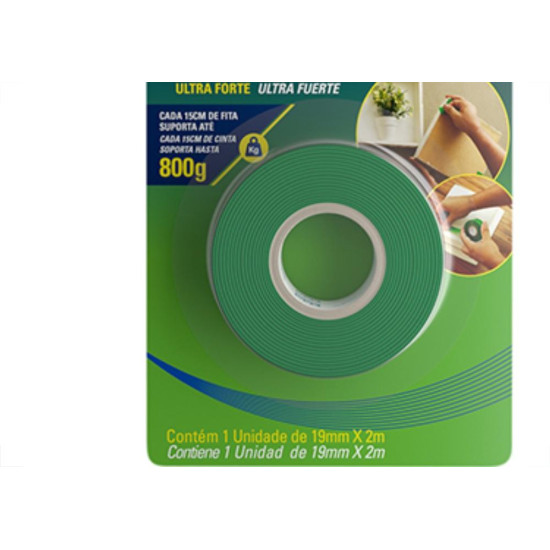 Tek Fita Dupla Face Acr/ 19X 2M/Int