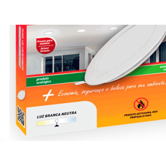 Ourolux Lum.Led Emb Red Ouro 12W 2,7K-3208A Ourolux Lum.Led Emb Red Ouro 12W 2,7K-3208A