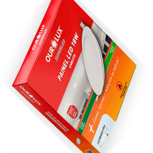 Ourolux Lum.Led Emb Red Ouro 18W 2,7K-3206A Ourolux Lum.Led Emb Red Ouro 18W 2,7K-3206A