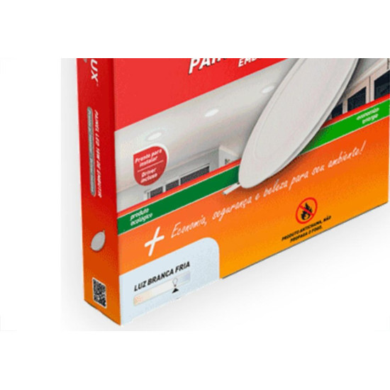 Ourolux Lum.Led Emb Red Ouro 18W 2,7K-3206A Ourolux Lum.Led Emb Red Ouro 18W 2,7K-3206A