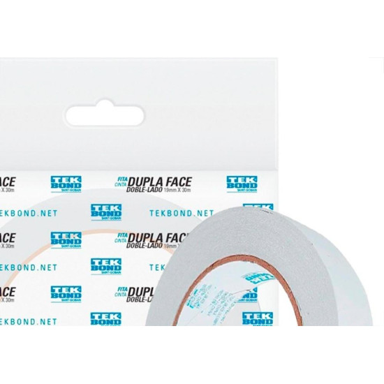 Tek Fita Dupla Face Papel 19X30M