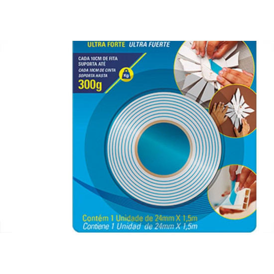 Tek Fita Dupla Face Esp. Bond 24X1,5M