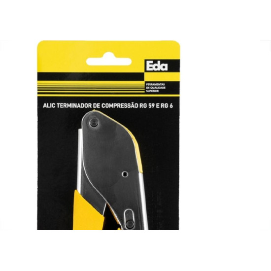 Eda Alicate P/Compr.Coax. Rg6/Rg59-0Jw Eda Alicate P/Compr.Coax. Rg6/Rg59-0Jw
