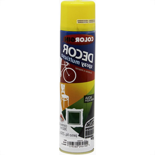 Colorgin Spray Decor Amarelo-8591 Colorgin Spray Decor Amarelo-8591