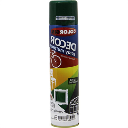 Colorgin Spray Decor Verde Fol-8751