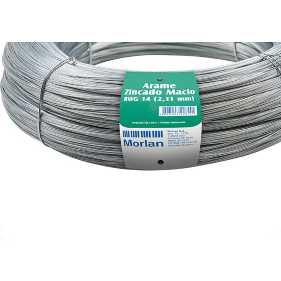 Morlan Arame Galvanizado N 14 Morlan Arame Galvanizado N 14