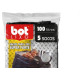 Lafra Saco P/Lixo Sup.Forte Pr.100L C/05