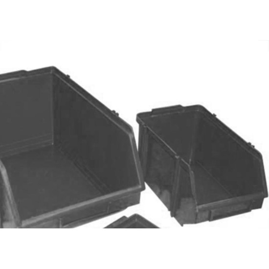 Caixaplast Gaveteiro P/Prateleira Preto 03 - Kit C/72 Pc Caixaplast Gaveteiro P/Prateleira Preto 03 - Kit C/72 Pc