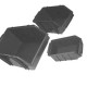 Caixaplast Gaveteiro P/Prateleira Preto 05 - Kit C/30 Pc