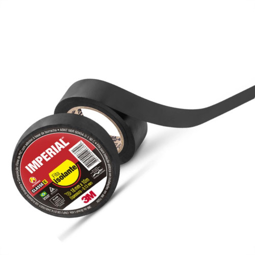 3M Fita Isolante Imperial 10 Mts - Kit C/10 Pc 3M Fita Isolante Imperial 10 Mts - Kit C/10 Pc