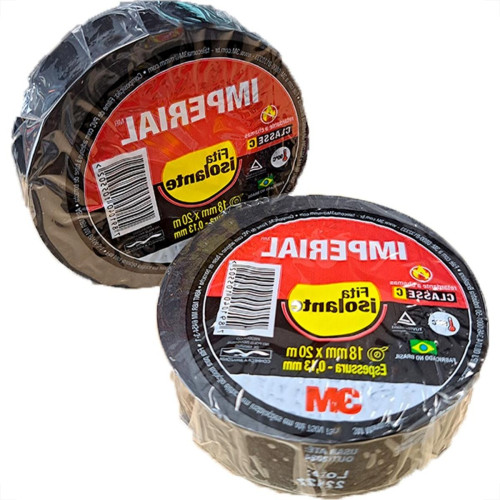3M Fita Isolante Imperial 20 Mts - Kit C/10 Pc 3M Fita Isolante Imperial 20 Mts - Kit C/10 Pc