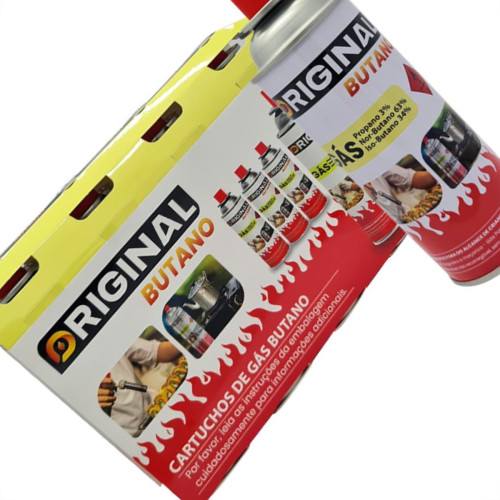 Original Carga Gas P/Macar/Fog 227G - Kit C/4 Pc Original Carga Gas P/Macar/Fog 227G - Kit C/4 Pc
