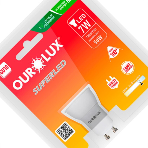 Ourolux Lamp Led Gu10 06W 3000K Ourolux Lamp Led Gu10 06W 3000K