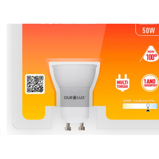 Ourolux Lamp Led Gu10 06W 3000K Ourolux Lamp Led Gu10 06W 3000K