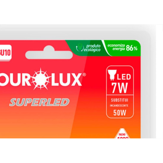 Ourolux Lamp Led Gu10 06W 3000K Ourolux Lamp Led Gu10 06W 3000K
