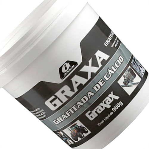 Garin Graxa Calcio Grafitada Pote 900G Garin Graxa Calcio Grafitada Pote 900G
