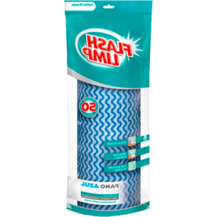 Flash Pano Limp.Rolo Azul C/50 Flp4565