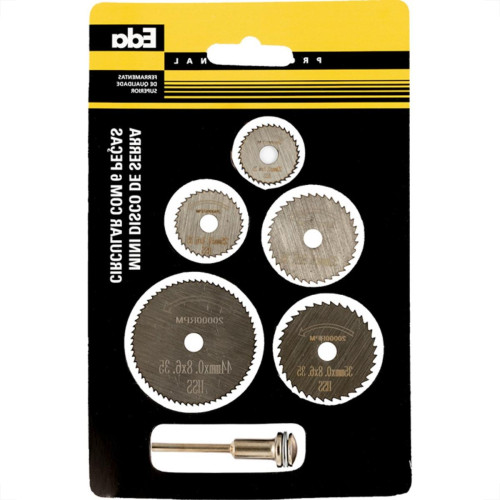 Eda Kit Serra Circular Mini C/06Pcs-Ola Eda Kit Serra Circular Mini C/06Pcs-Ola