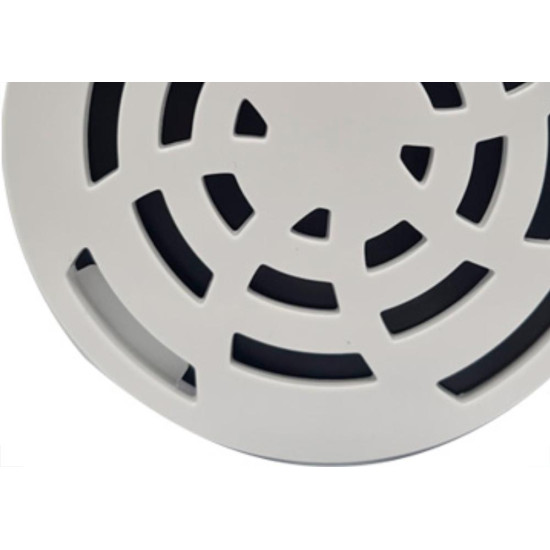 Luconi Grelha Rot. Redonda 100Mm Br - Kit C/10 Un