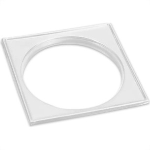 Luconi Porta Grelha Quadr.100Mm Br - Kit C/12 Un