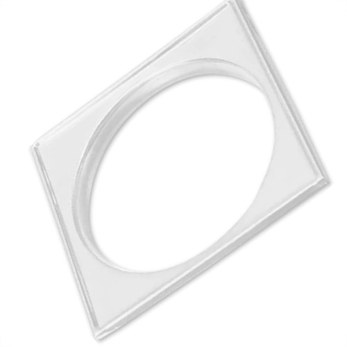 Luconi Porta Grelha Quadr.100Mm Br - Kit C/12 Un