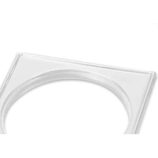 Luconi Porta Grelha Quadr.100Mm Br - Kit C/12 Un