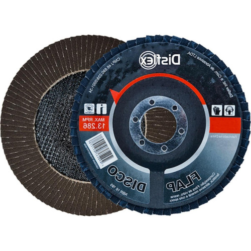 Disflex Disco Flap Alo 4.1/2 X120 - Kit C/10 Un